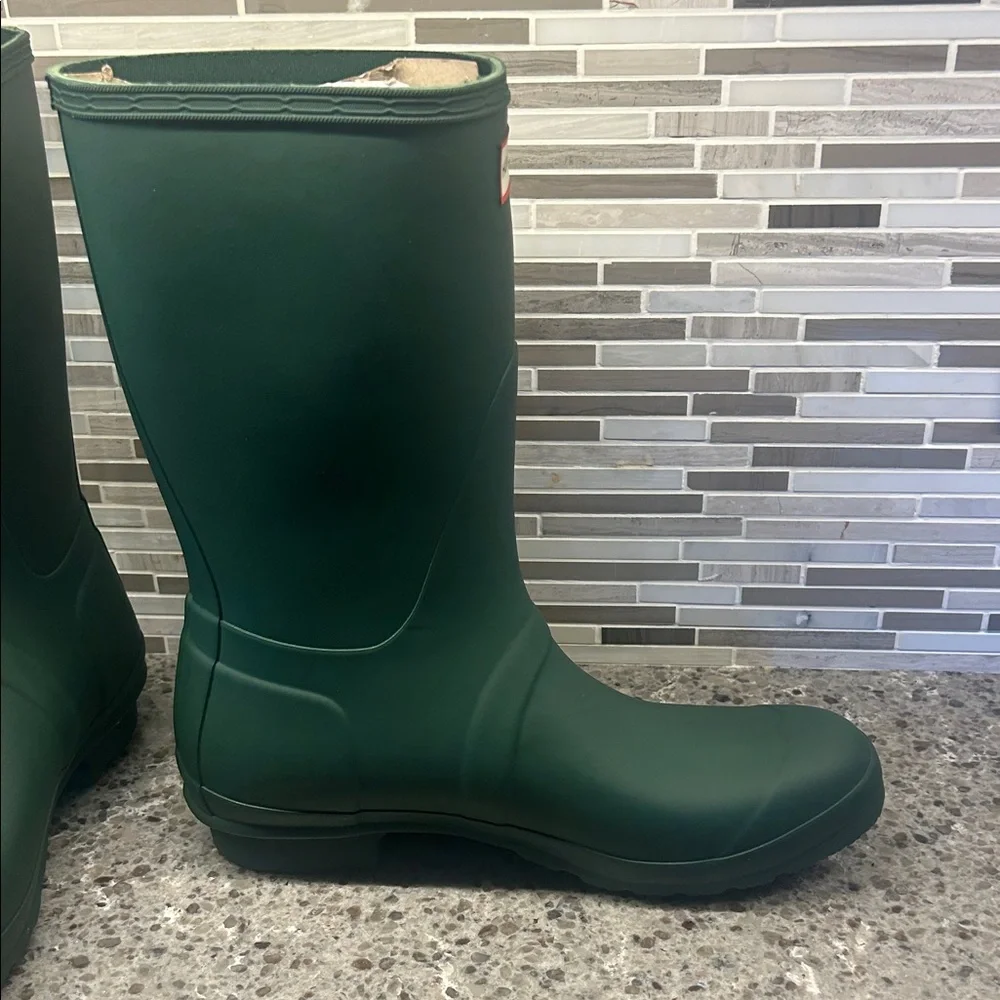 Hunter Women's Original Short Rain Boots, Hunter Green, Women Sz 11, NWOT